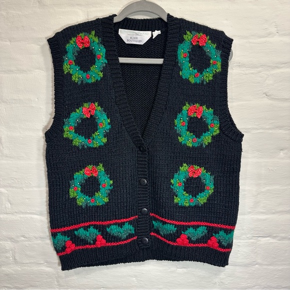 Blair Boutique Knitted Christmas Vest - Picture 1 of 5